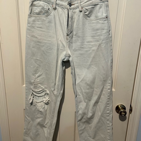 wild fable Denim - Wild Fable HighWaisted Dad Jeans in Light-wash Size 8